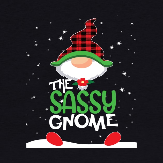 The sassy gnome Christmas family matching funny gift by DODG99